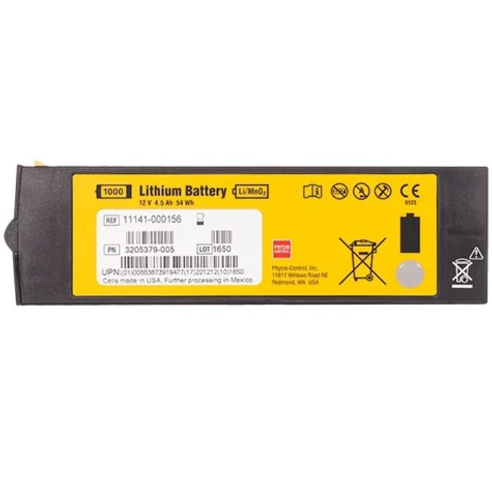 Physio-Control Lifepak 1000 Non-Rechargeable Lithium Battery Kit