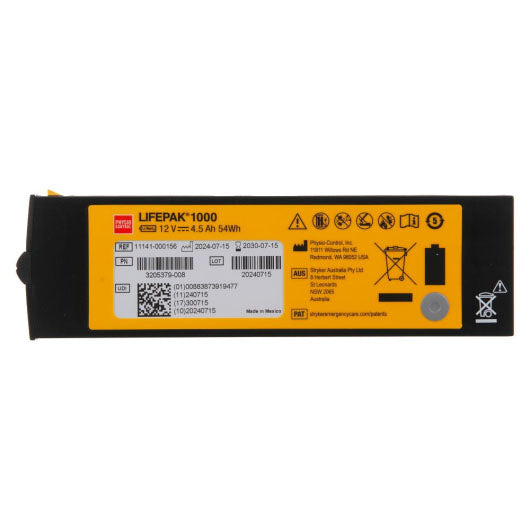Physio-Control Lifepak 1000 Non-Rechargeable Lithium Battery Kit